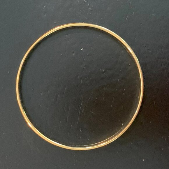 SET OF 4 VINTAGE MONET GOLD TONE BRACELETS, BANGLE,  SNAP ON, 2 LINKED, JEWELERY - Picture 2 of 8